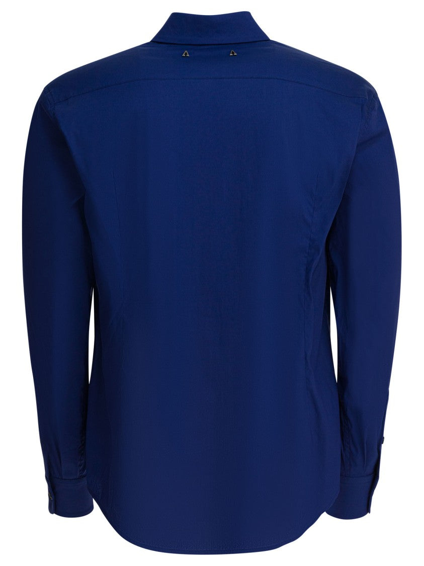 Altum Tailored Button-Down Shirt In Soft Cotton Blend
