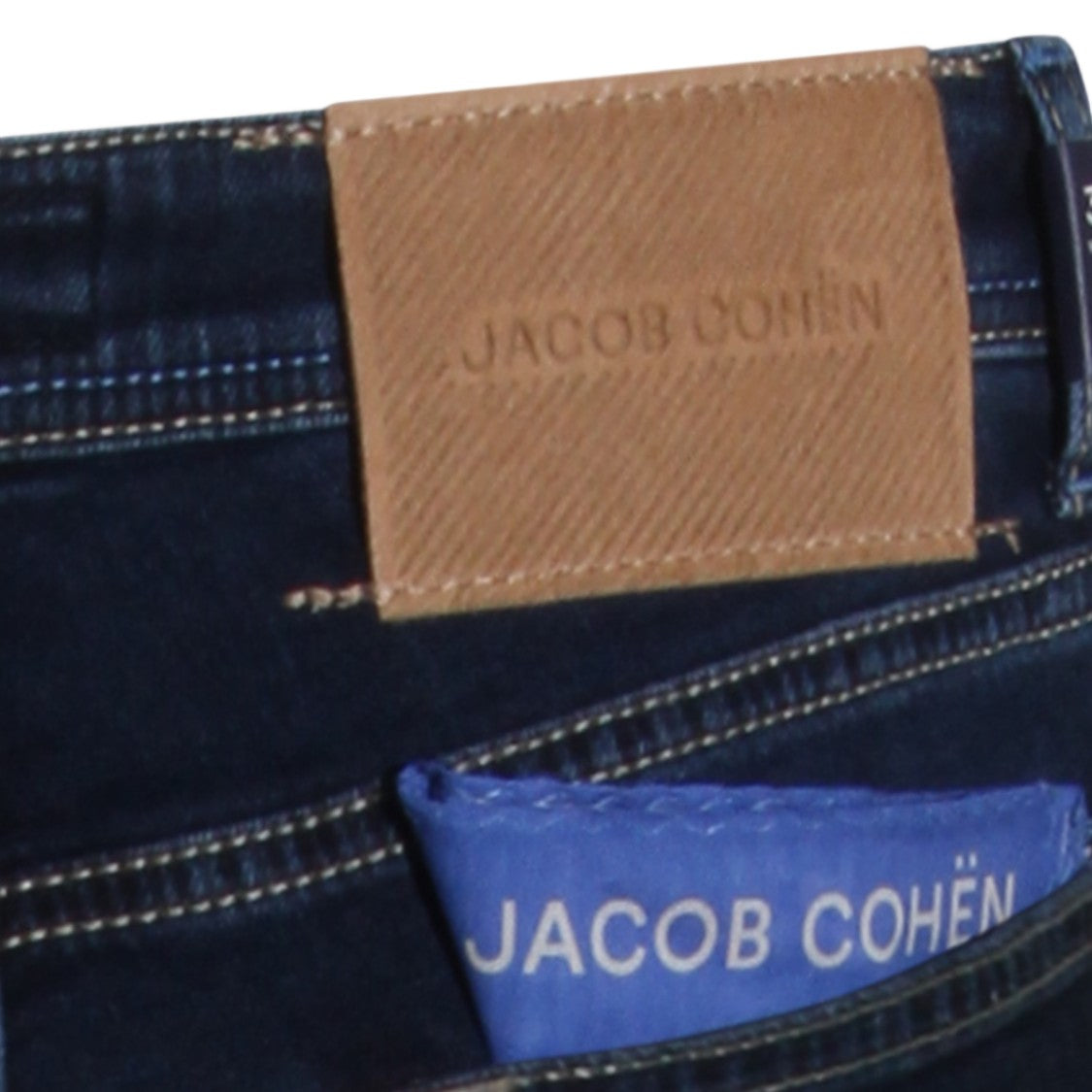 Jacob Cohen Straight-Leg Blue Jeans With Five-Pocket Design