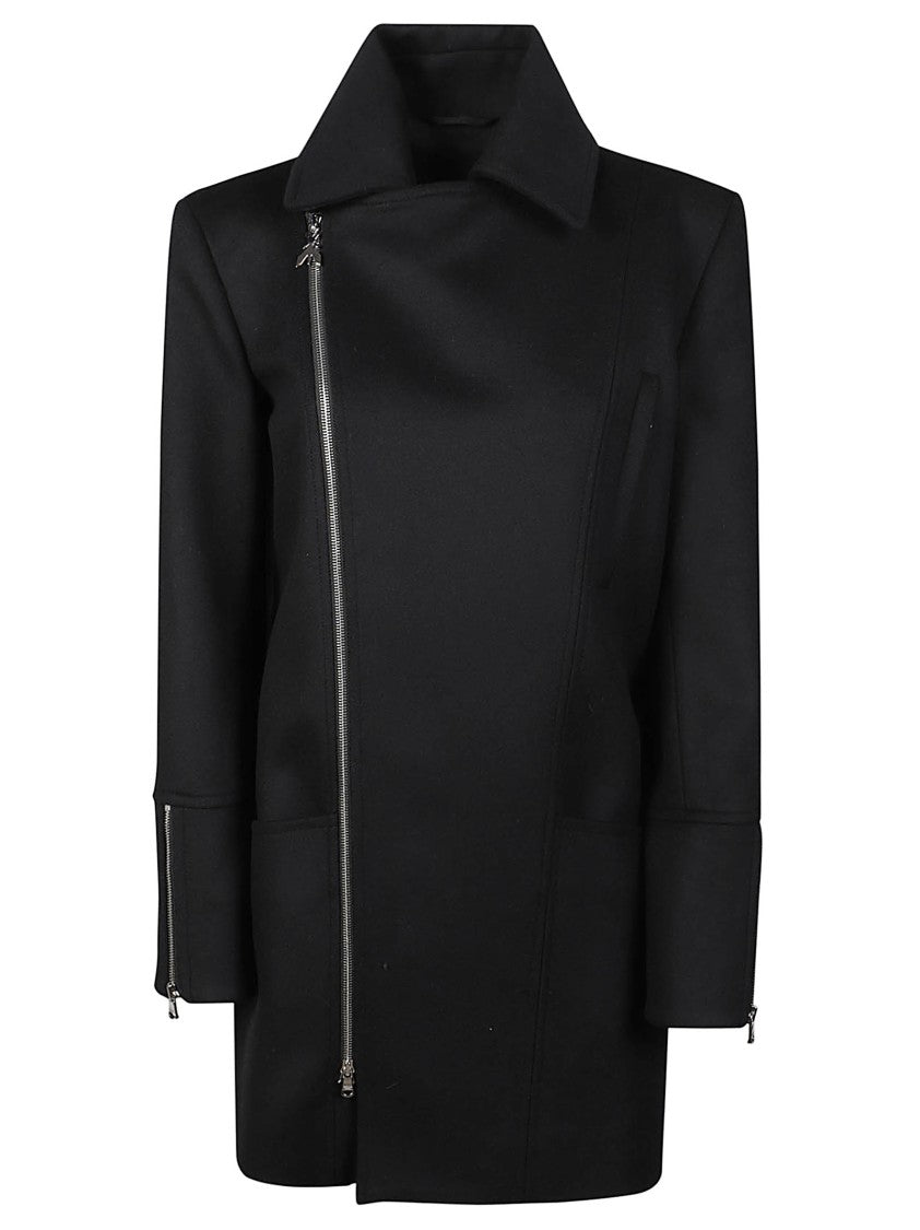 Patrizia Pepe Wool-Blend Asymmetrical Coat