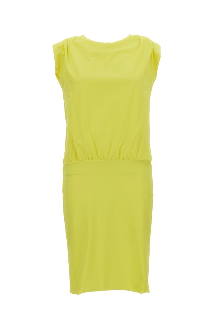 Irie' Flowing Yellow Dress With Elegant Silhouette