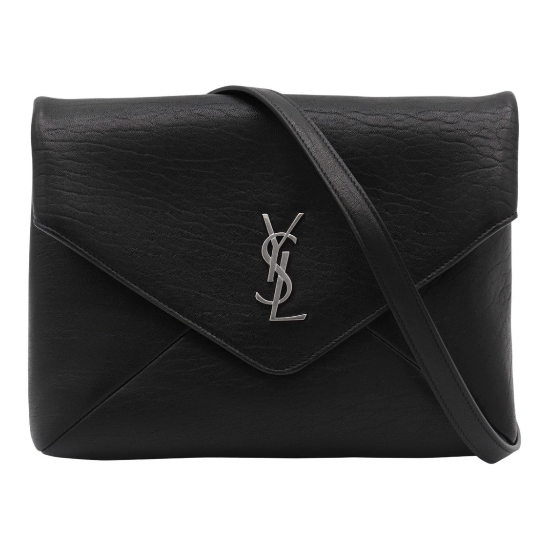 Saint Laurent Envelope Shoulder Bag With Logo Emblem