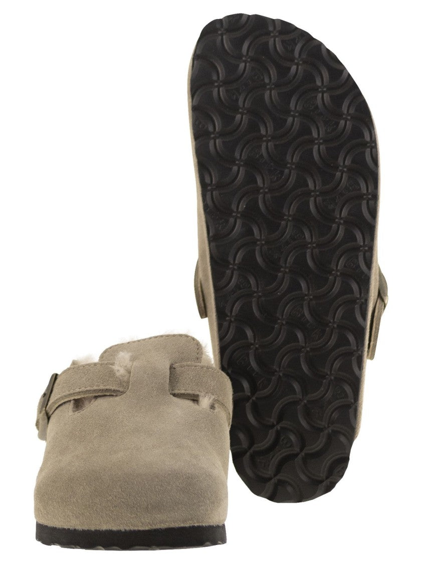 Birkenstock Boston - Sabot With Fur Lining