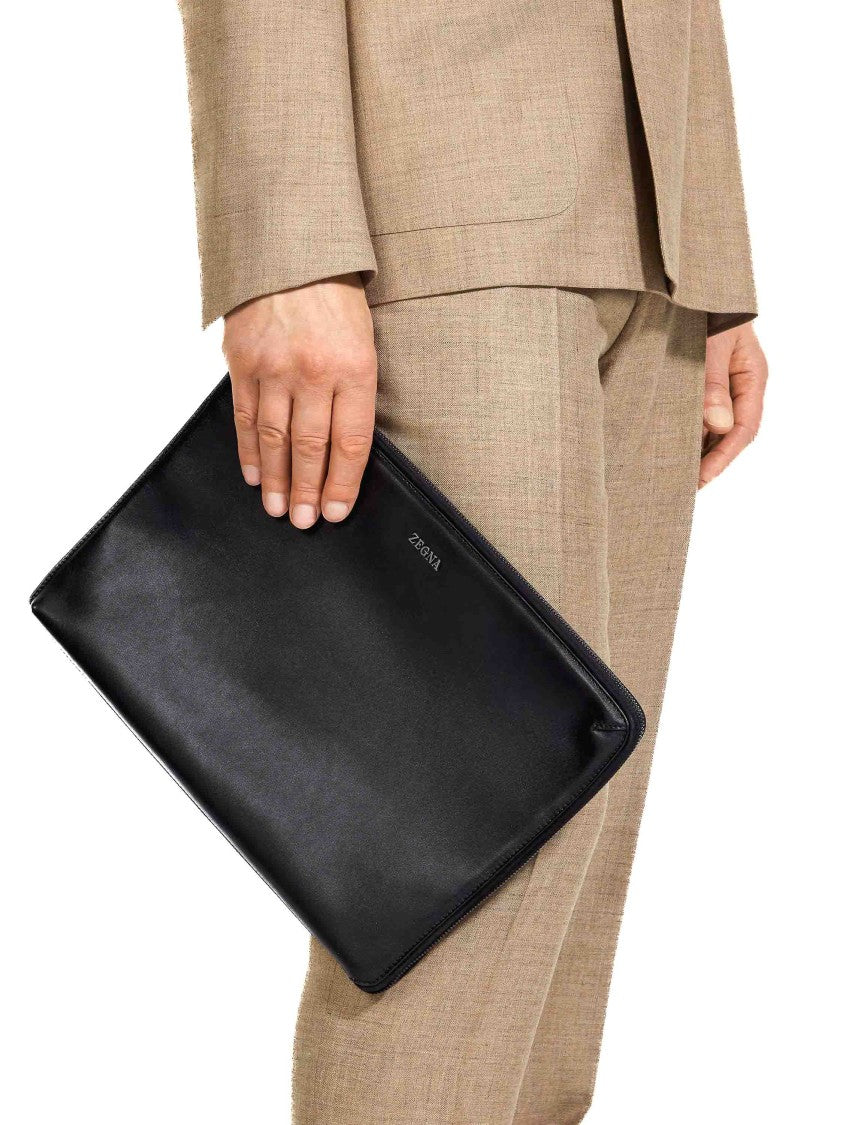 Zegna Leather Document Holder
