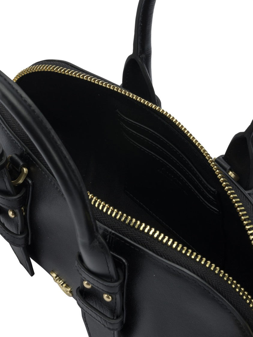 Pinko Black Leather Handbag