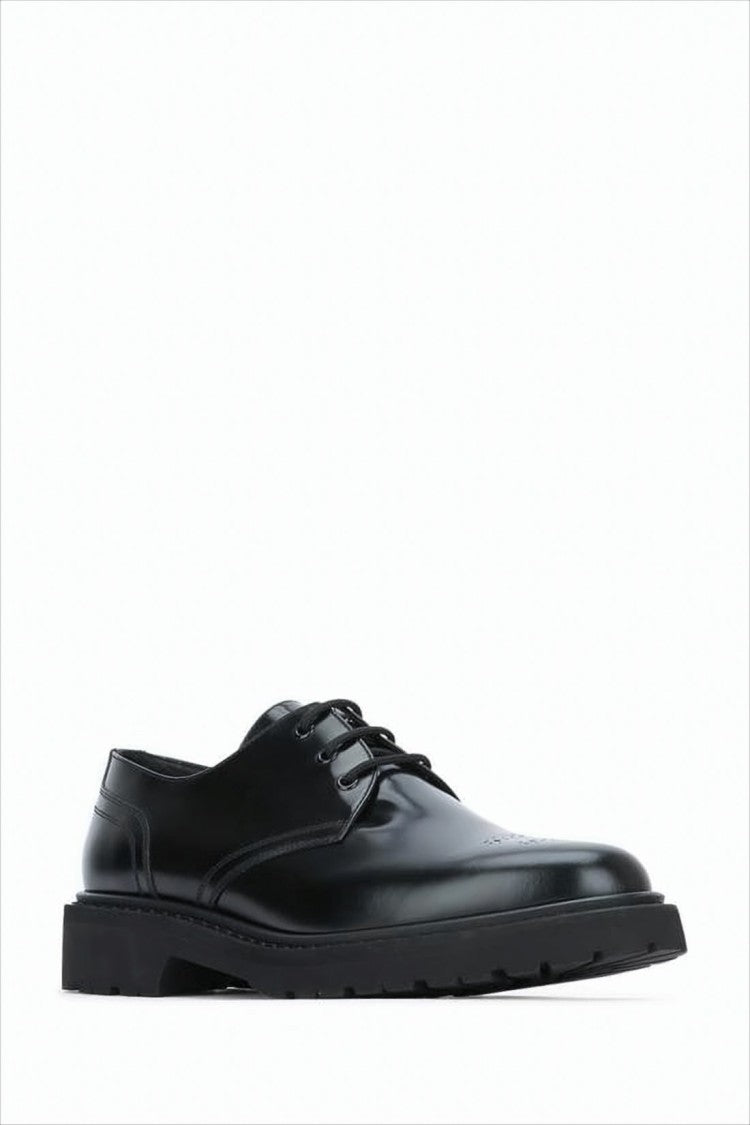 Celine Sleek Lace-Up Dress Shoes With Polished Finish