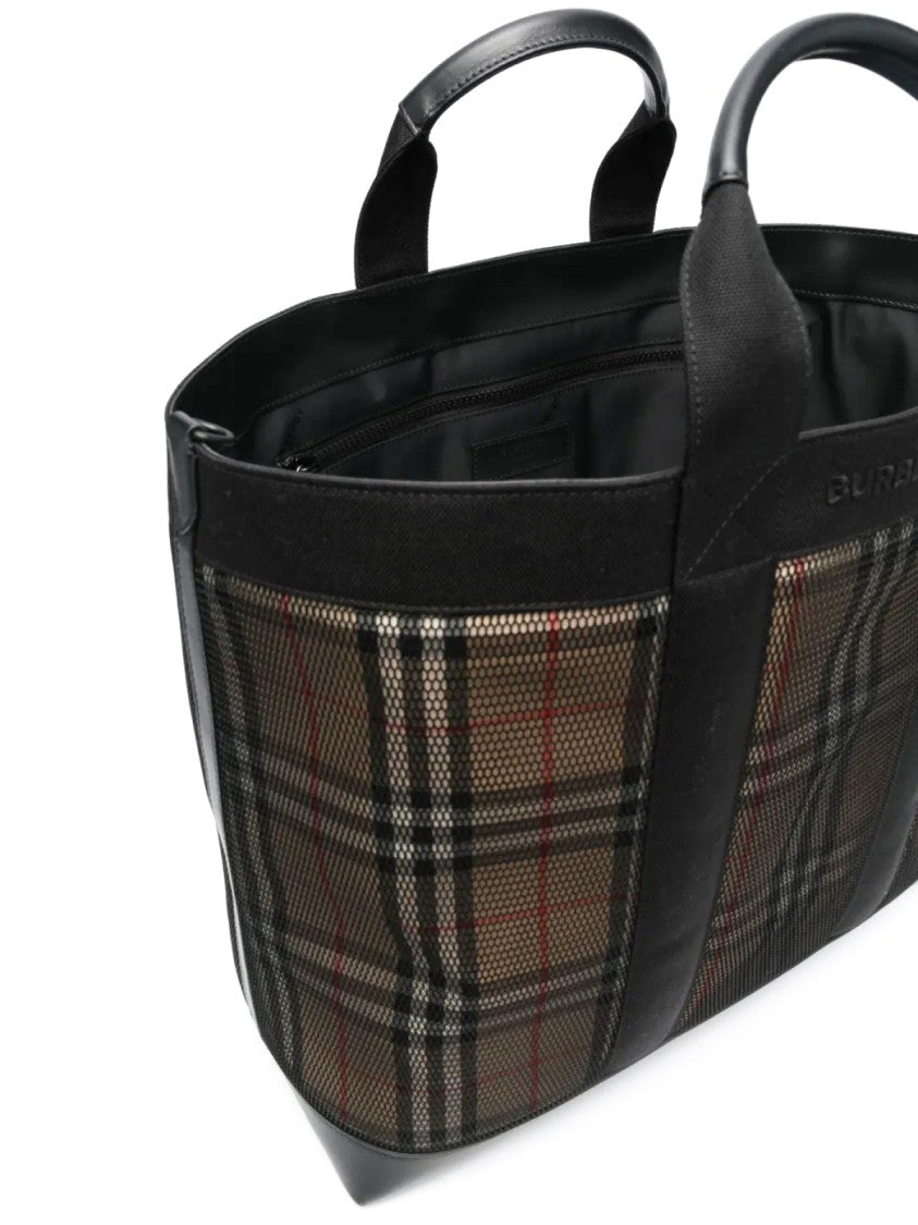 Burberry Ormond Check Tote Bag