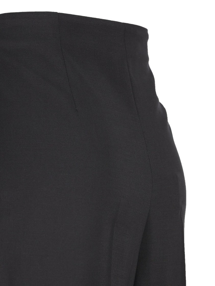 Fendi Wool And Mohair Pants – Black