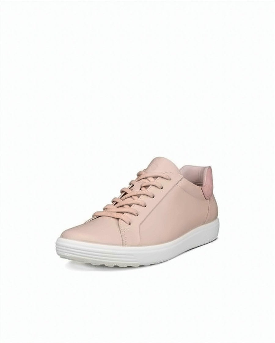Ecco Pink Leather Sneakers