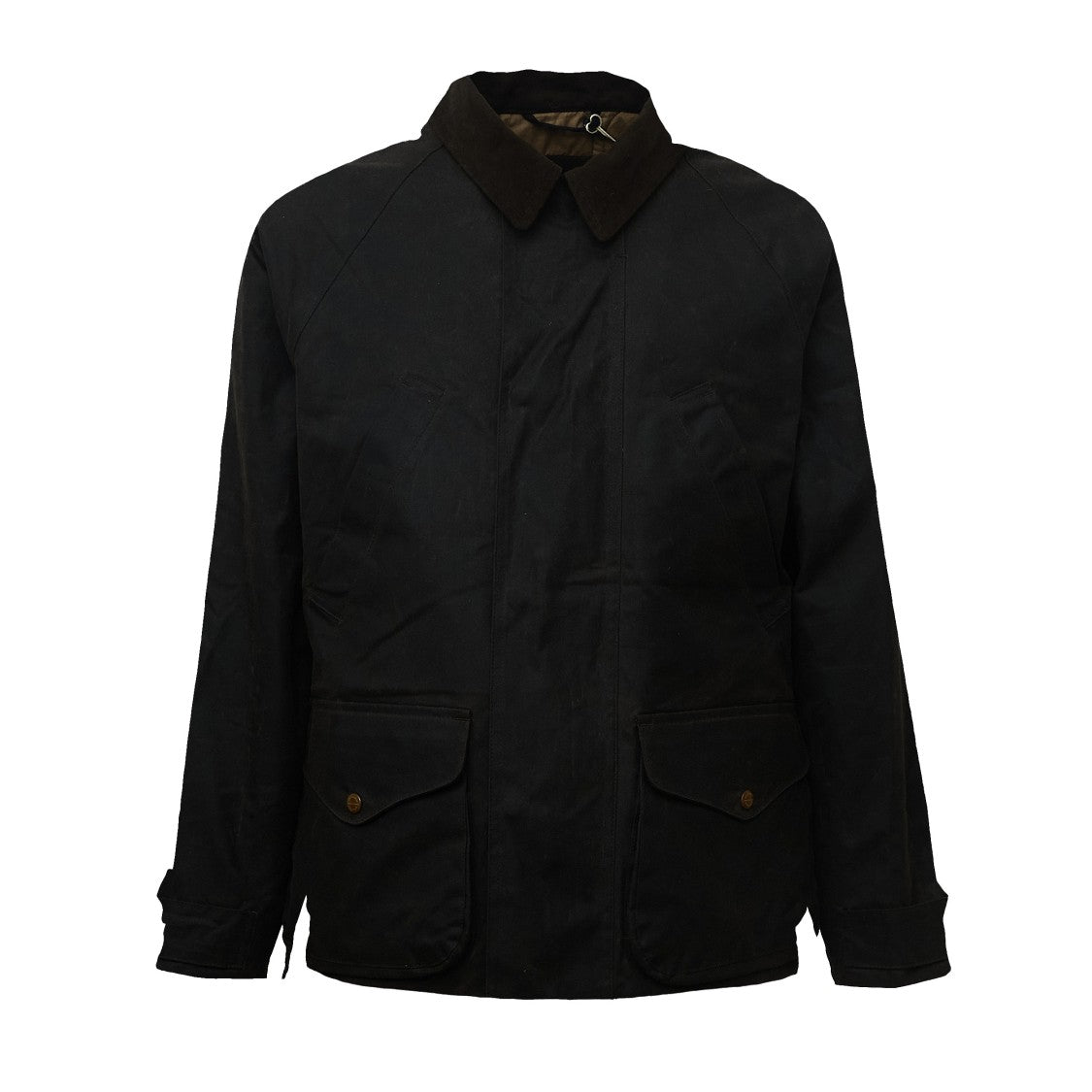 Manifattura Ceccarelli Waxed Cotton Wool-Lined Caban Coat