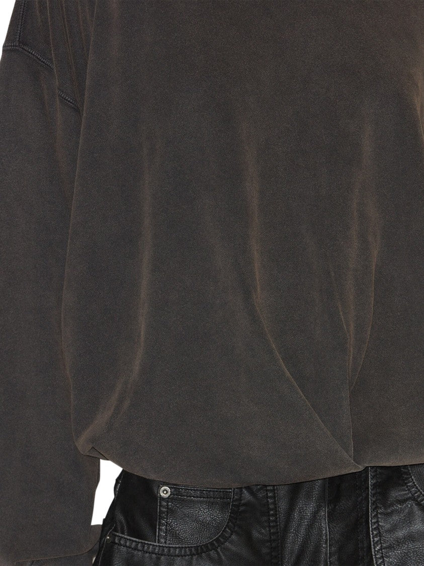 Isabel Marant Étoile Relaxed Fit Grey Cotton Knit Sweatshirt