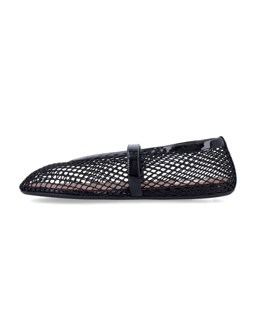 Alaïa Fishnet Ballet Flats