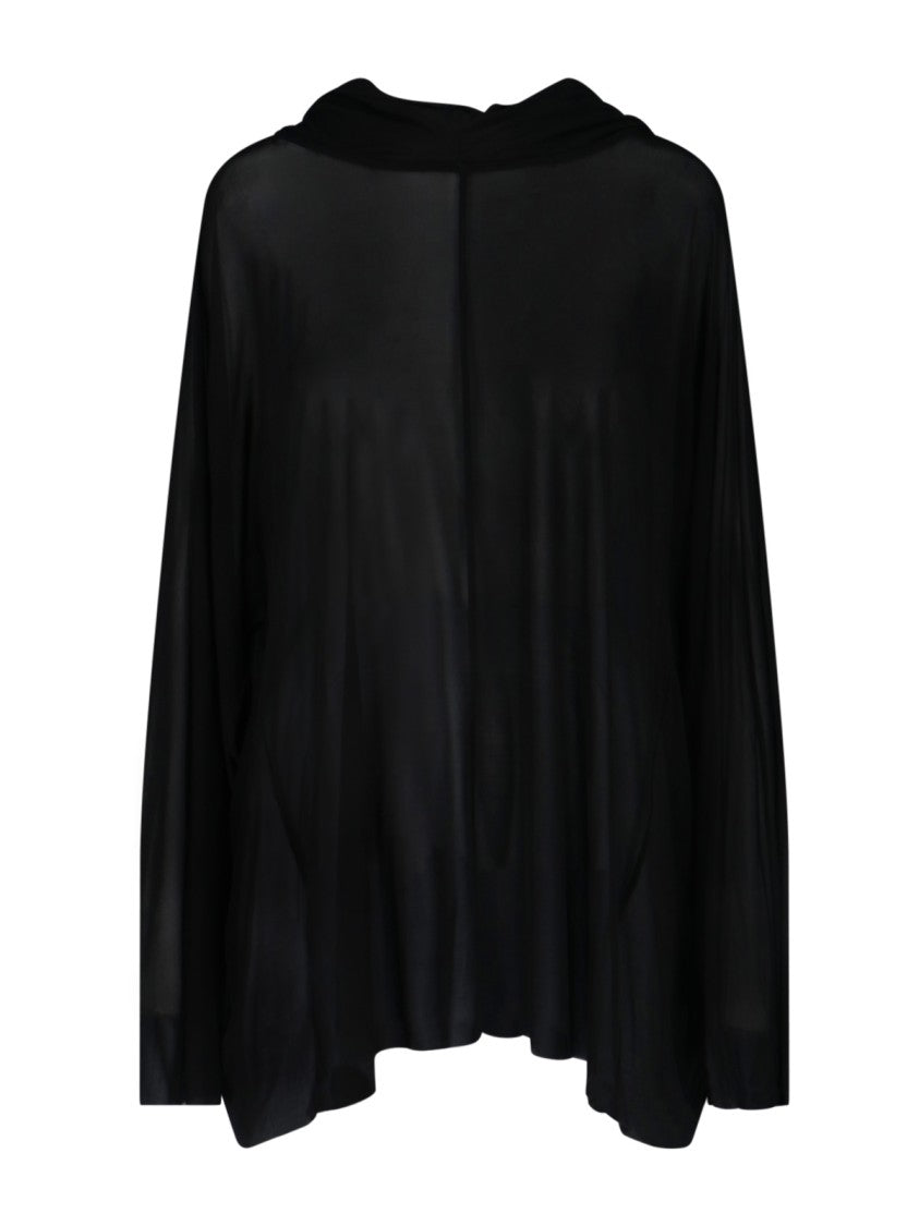 Rick Owens Hooded Tunic – Black