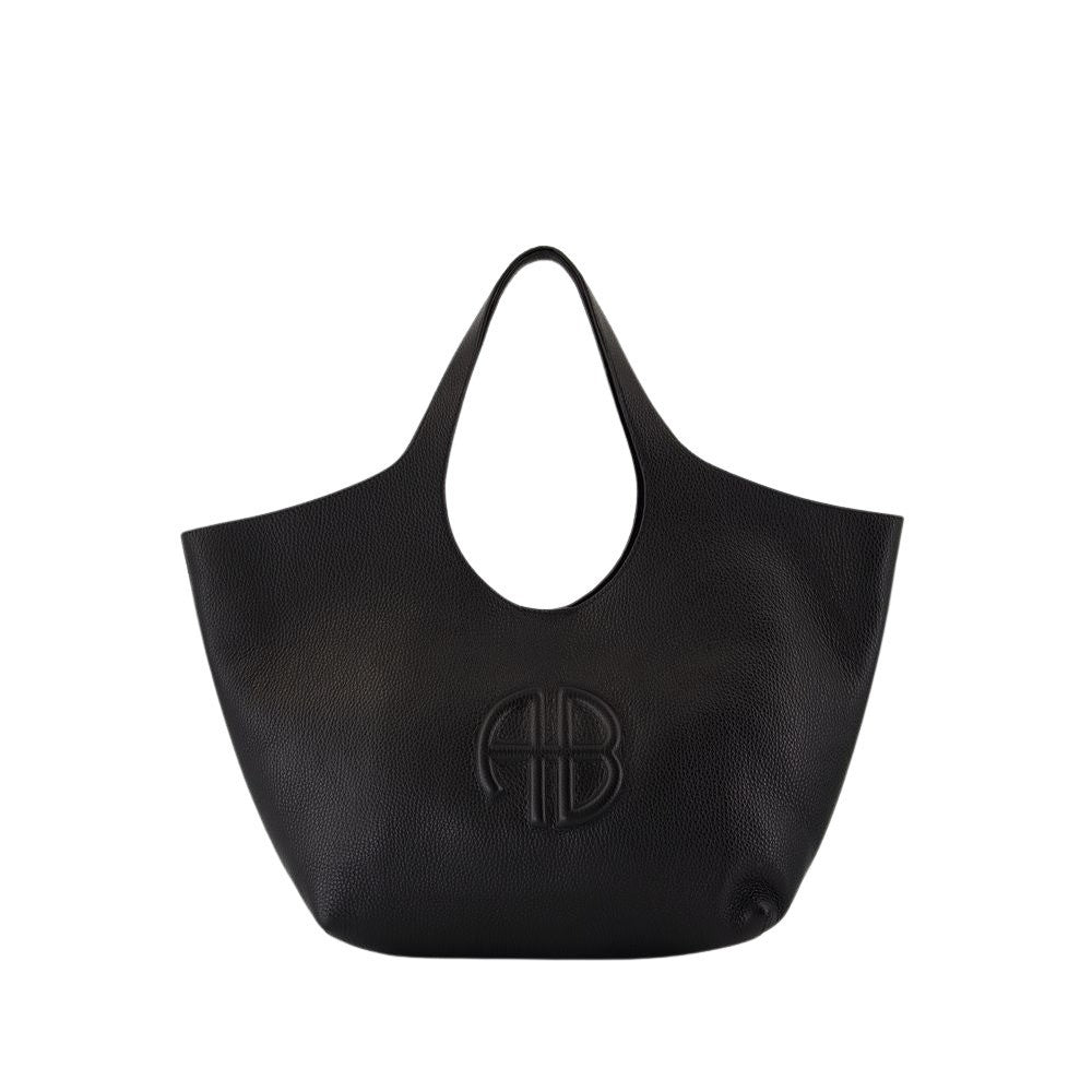 Anine Bing Medium Lili Tote Bag - Leather - Black