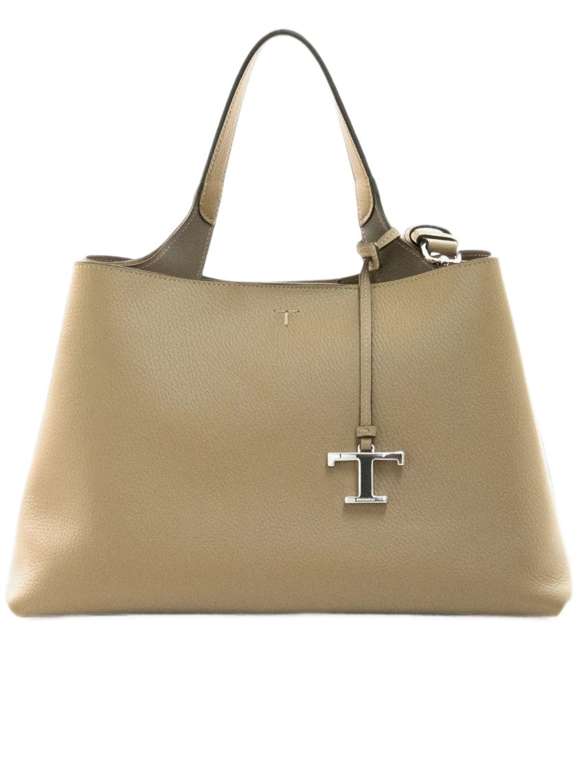Tod's Apa Top Handle Medium Structured Leather Handbag