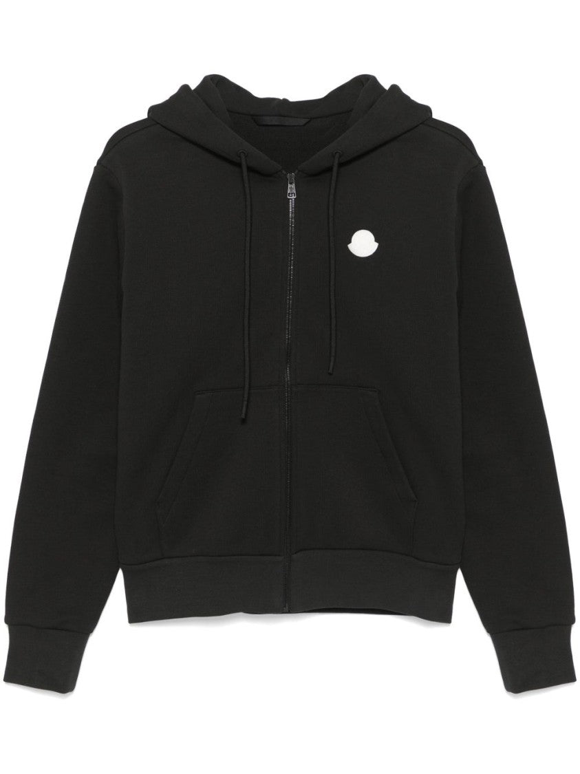 Moncler Gray Zip-Up Sweatshirt