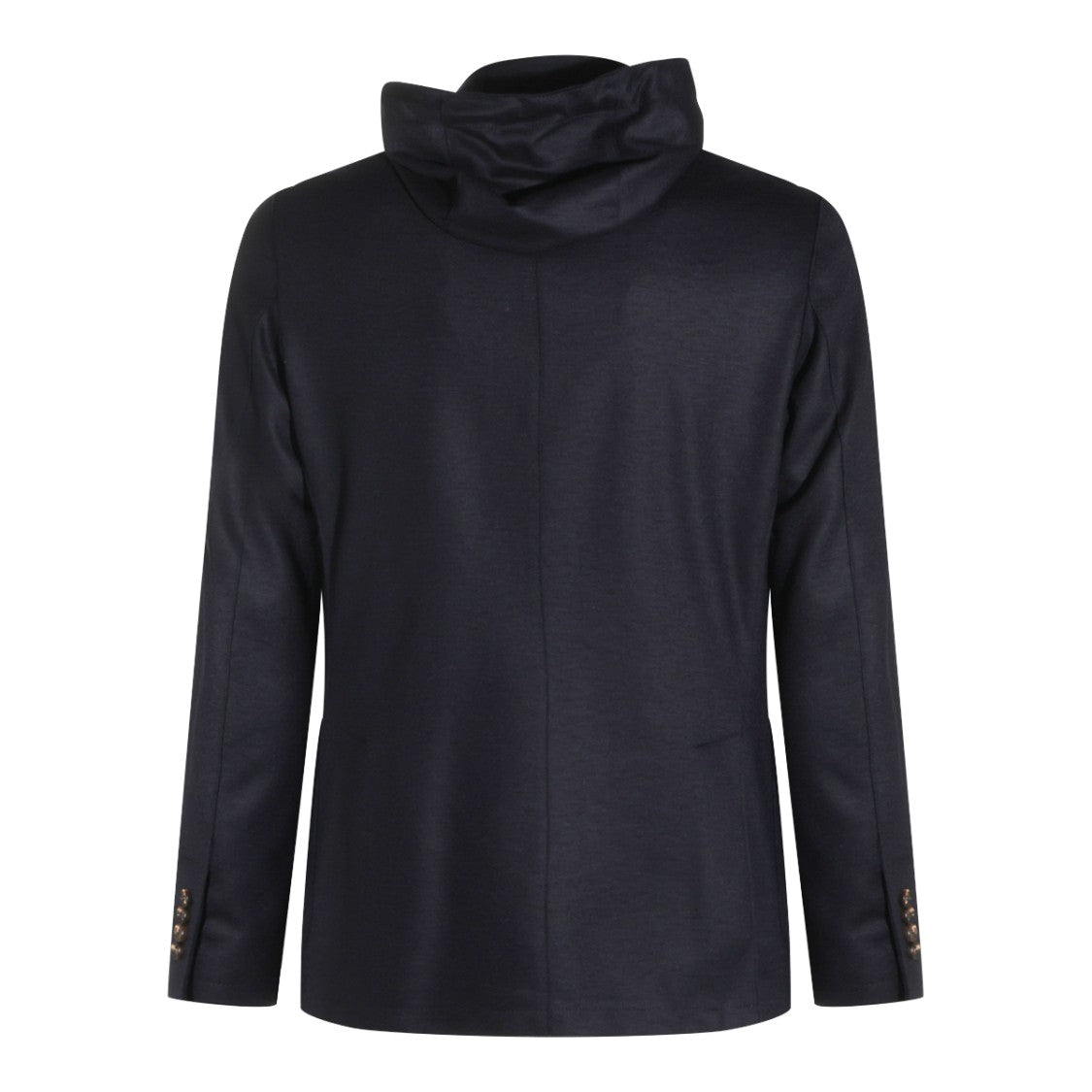Eleventy Layered Tailored Integrated Hoodie Blazer