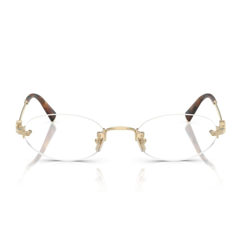 Miu Miu 0Mu 53Wv Rimless Oval Sunglasses