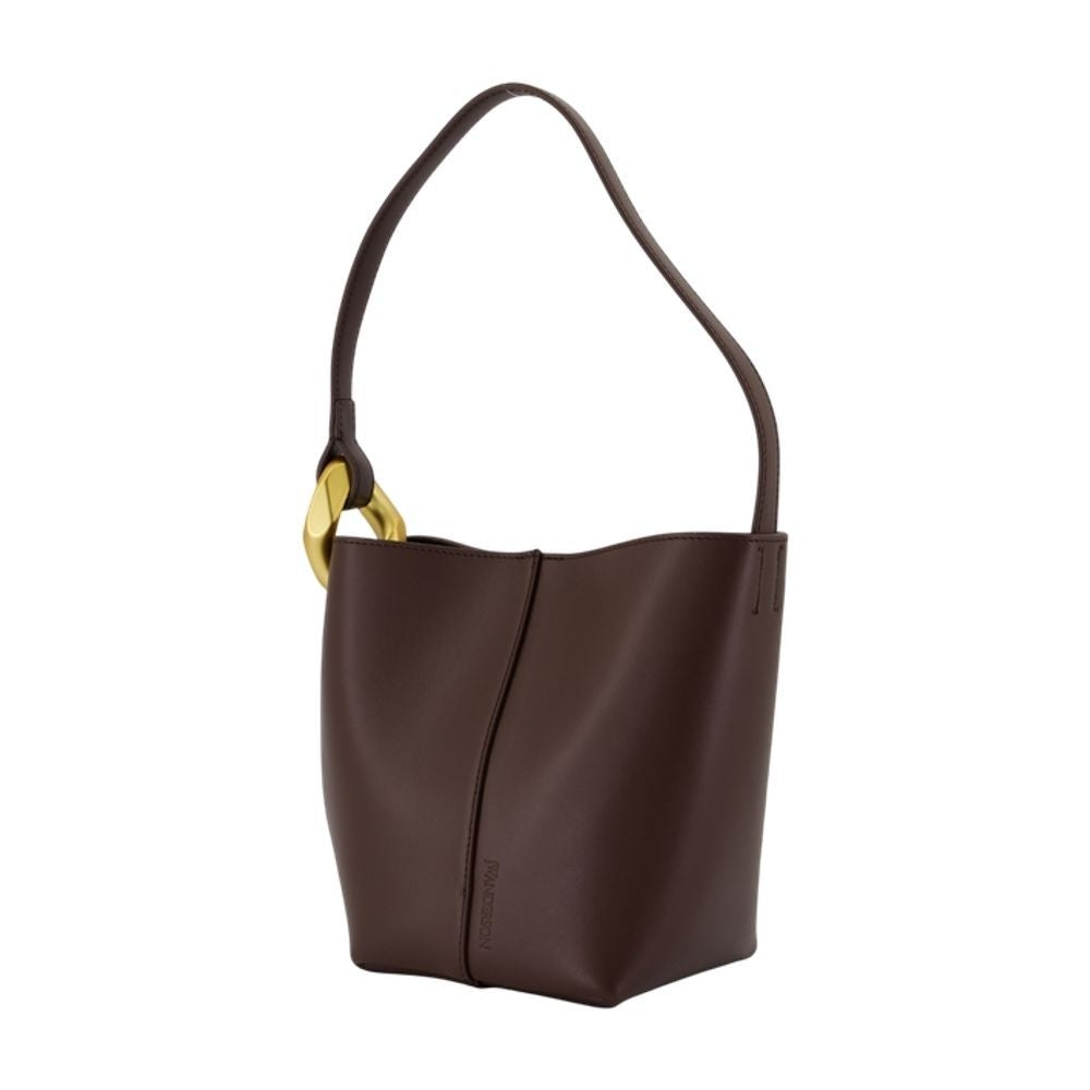 J. W. Anderson The Jwa Corner Small Shoulder Bag - Leather - Brown