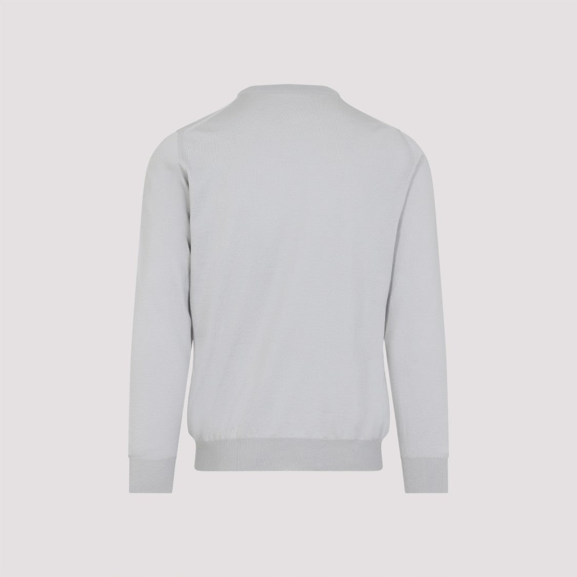 Kiton Light Grey Cotton Pullover