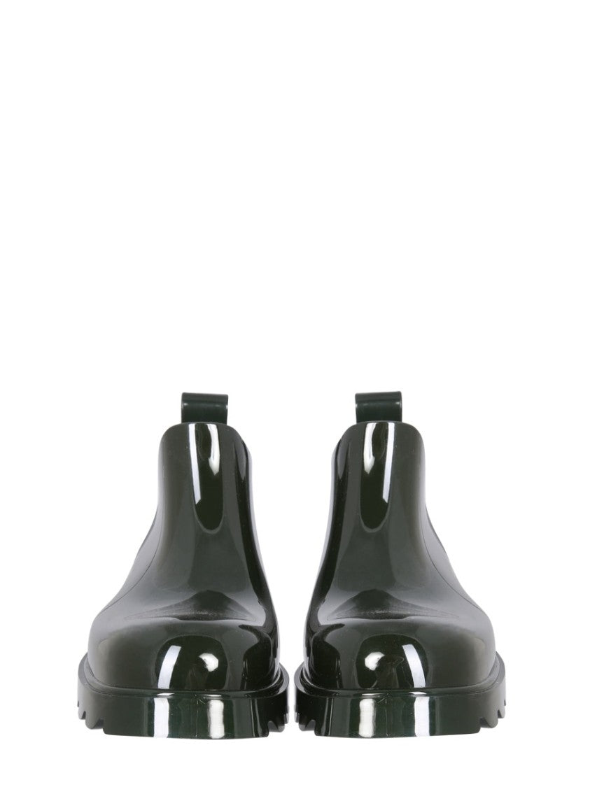Bottega Veneta Chunky Rubber Boots With Flatform Sole