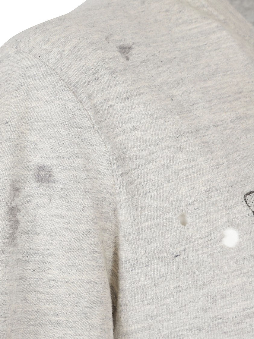 Golden Goose Distressed Cotton Graphic T-Shirt