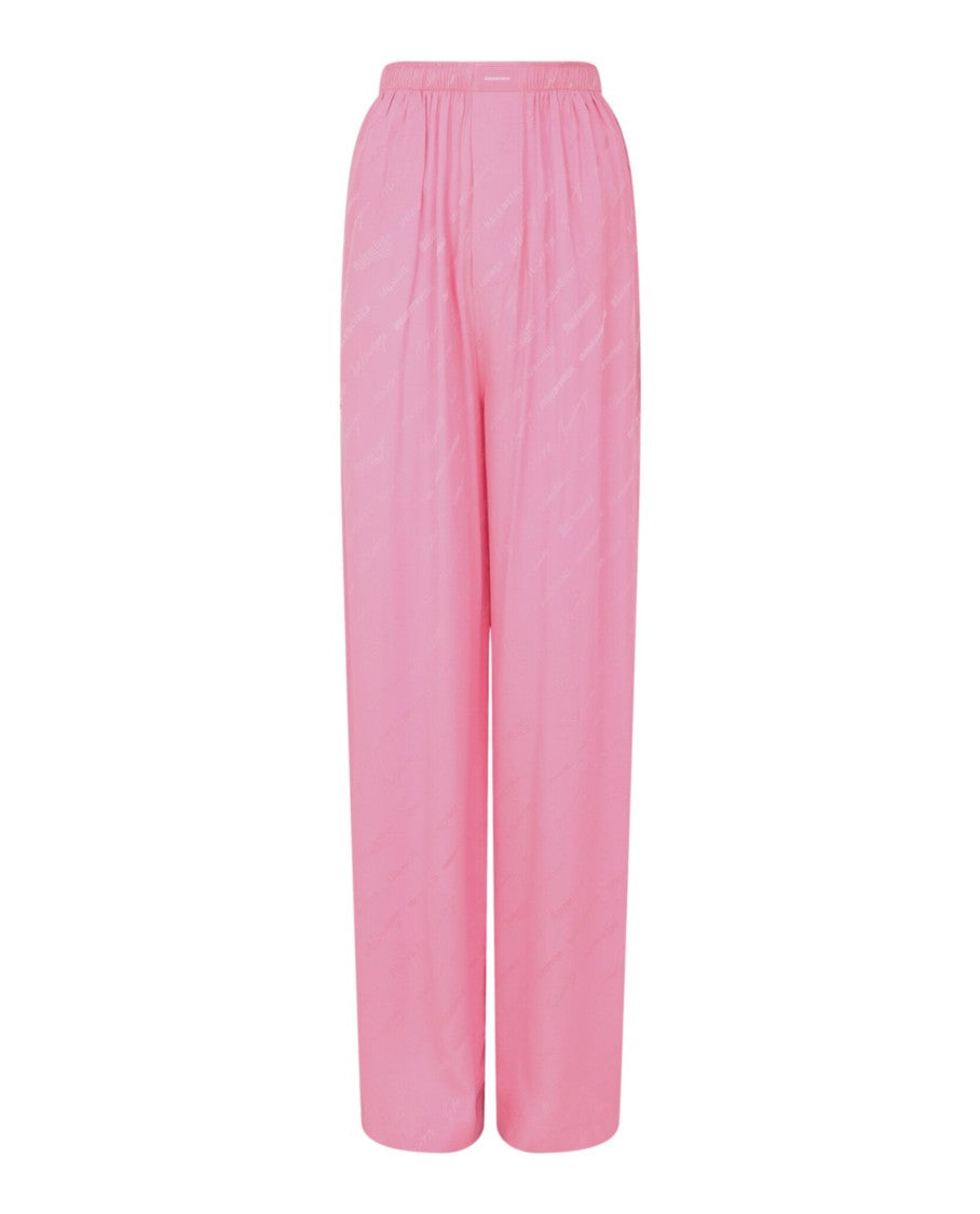 Balenciaga Logomania Silk Jacquard Pyjama Pants