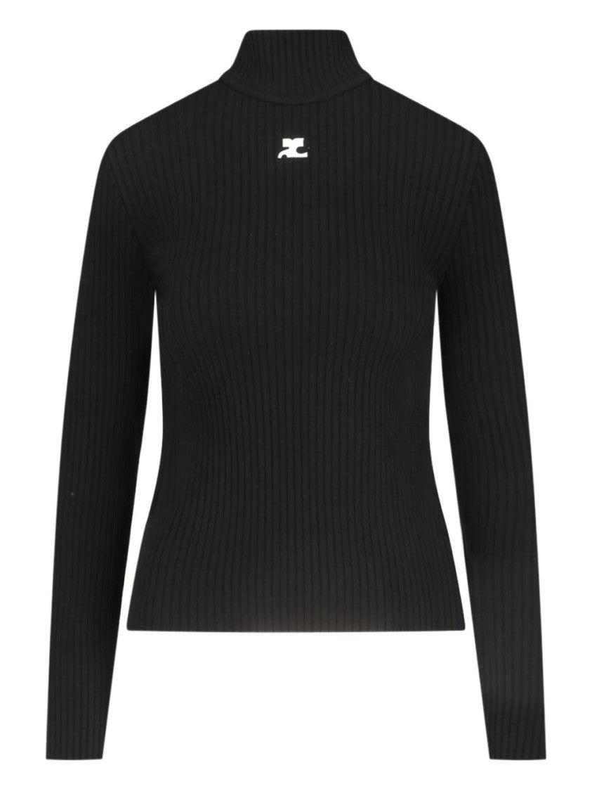 Courrèges Reedition Ribbed Sweater