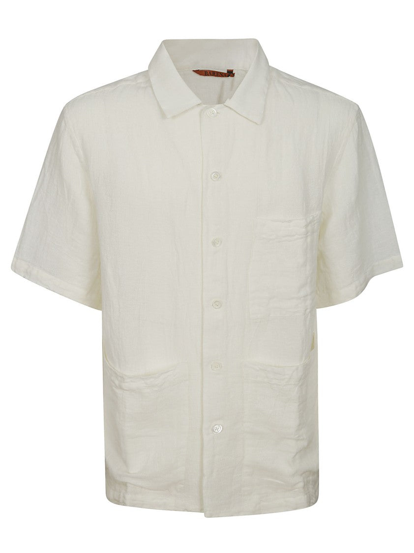 Barena Venezia Relaxed-Fit Linen Shirt With Classic Button Closure