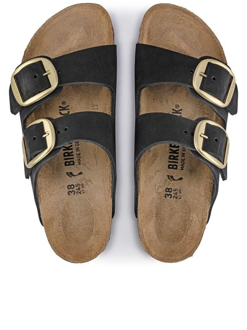 Birkenstock Arizona Big Buckle Nubuck Leather Sandals