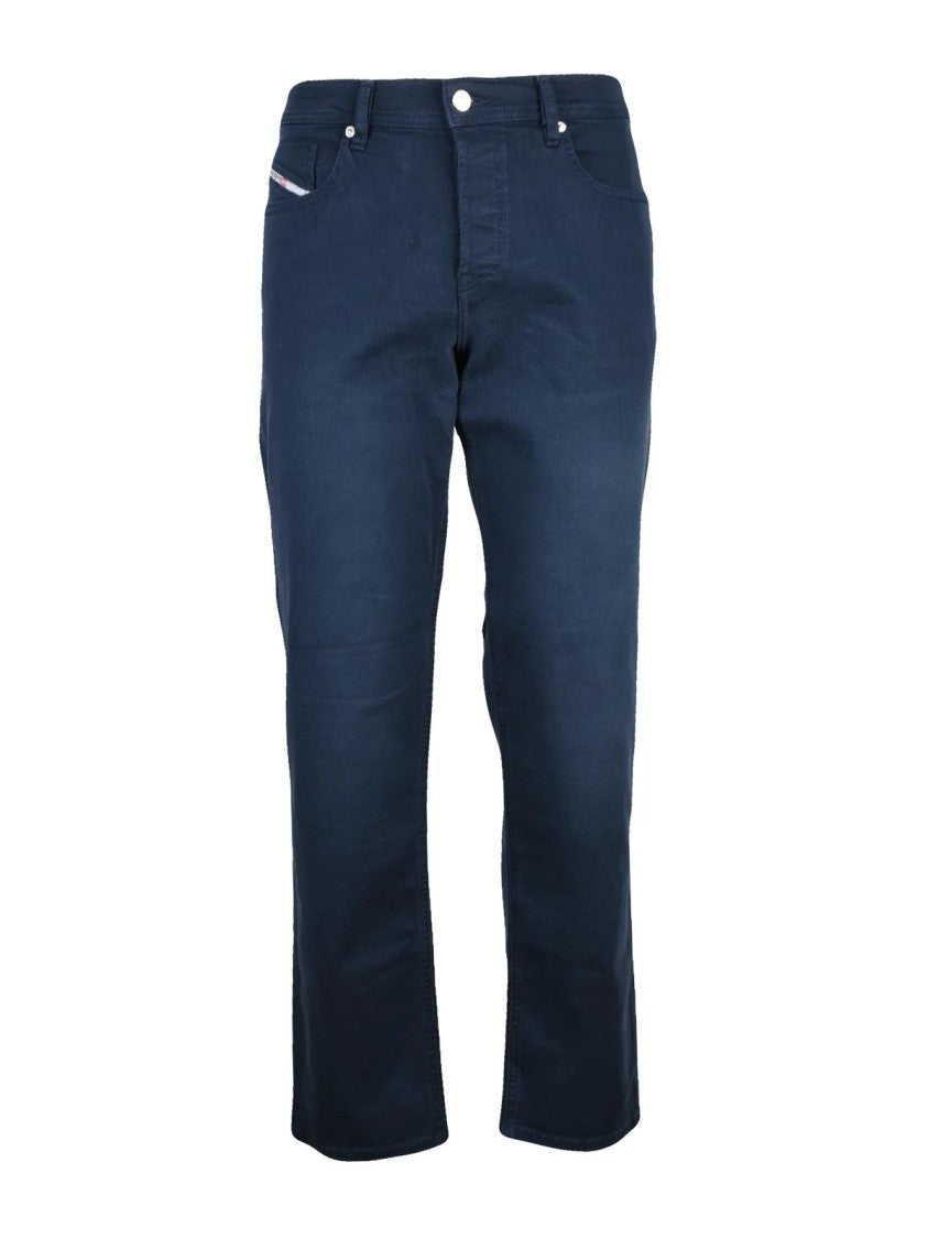 Diesel Midnight Blue Stretch Cotton Tapered Jeans