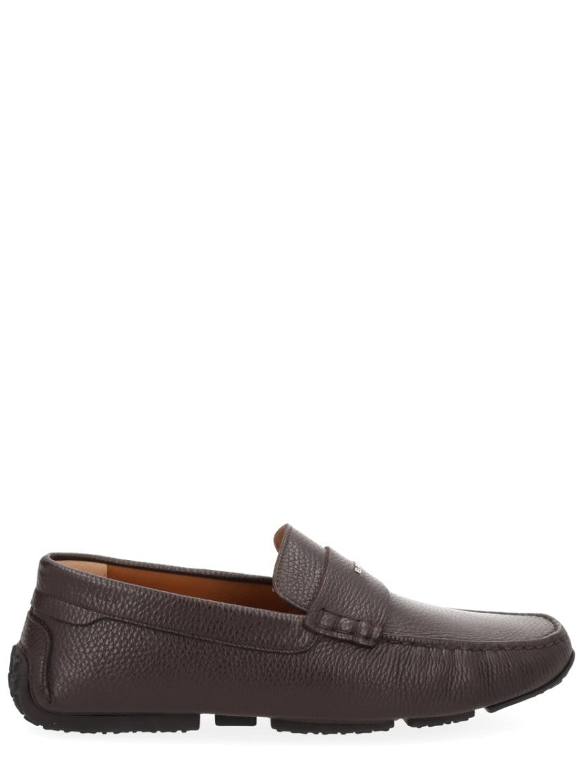 Bally Driver Pilot Brown Calf Leather Loafers