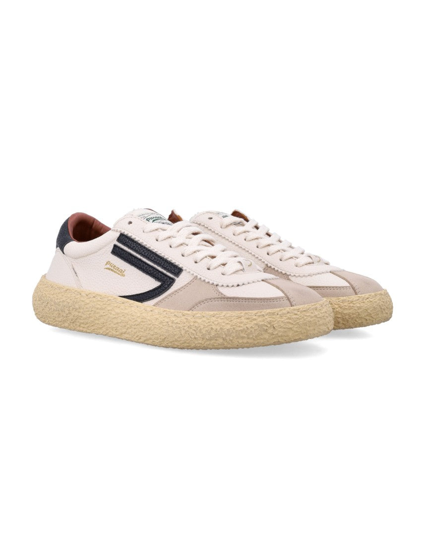 Puraai Retro Suede Low-Top Sneakers