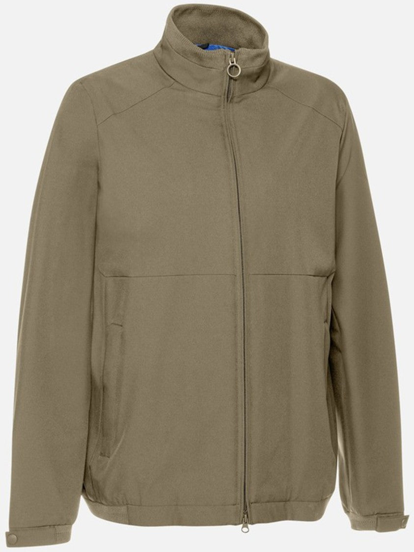 Geox Spherica Green Minimalist High Collar Jacket