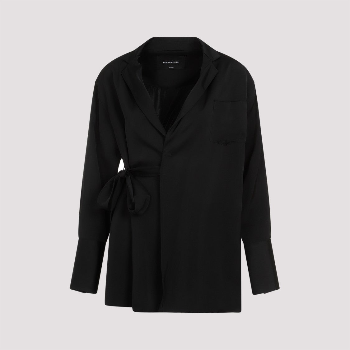 Fabiana Filippi Black Viscose Blazer