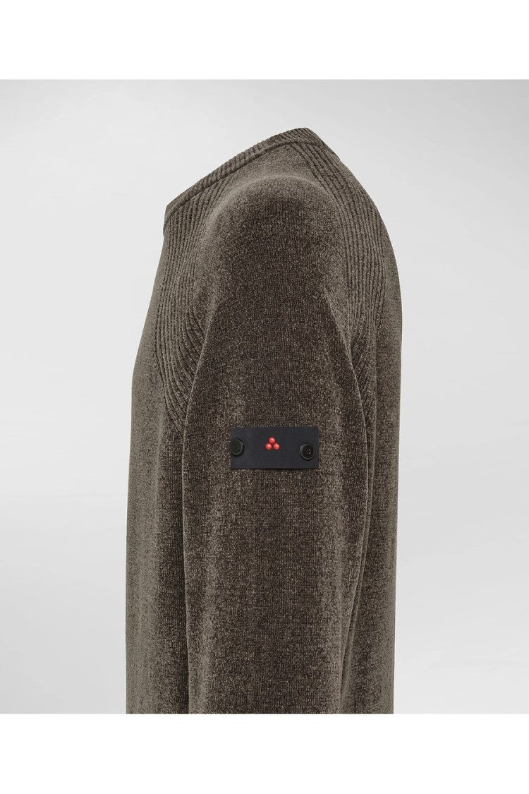 Peuterey Brown Wool-Blend Sweater