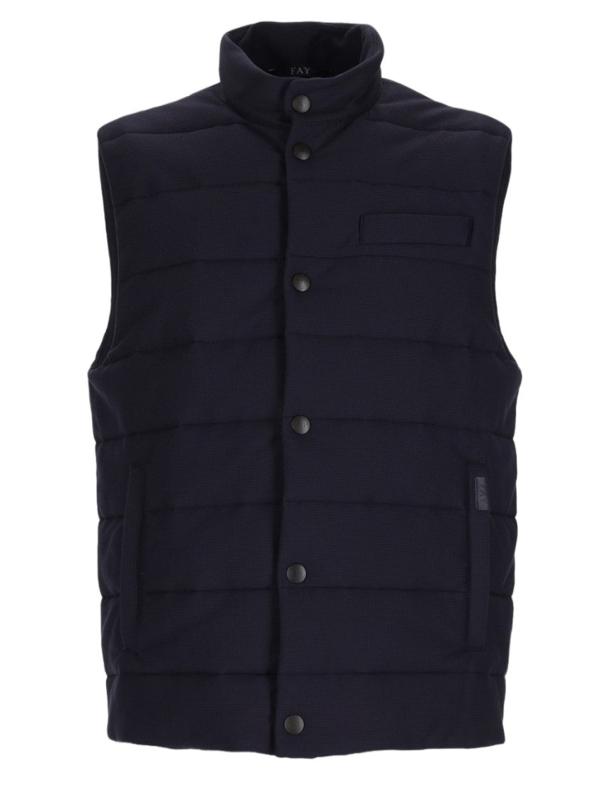 Fay Sleeveless Padded Polyamide-Blend Vest