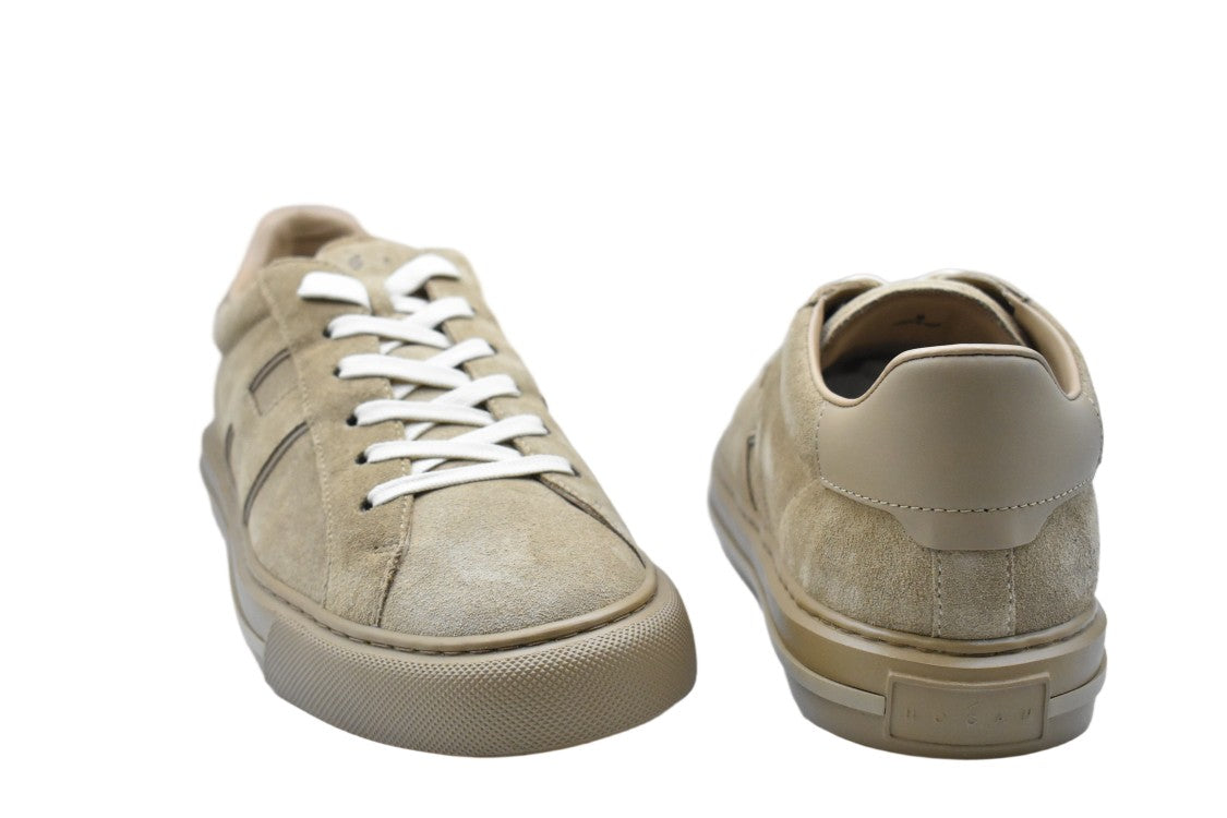 Hogan Beige Deserto Laced Casual Low Shoes