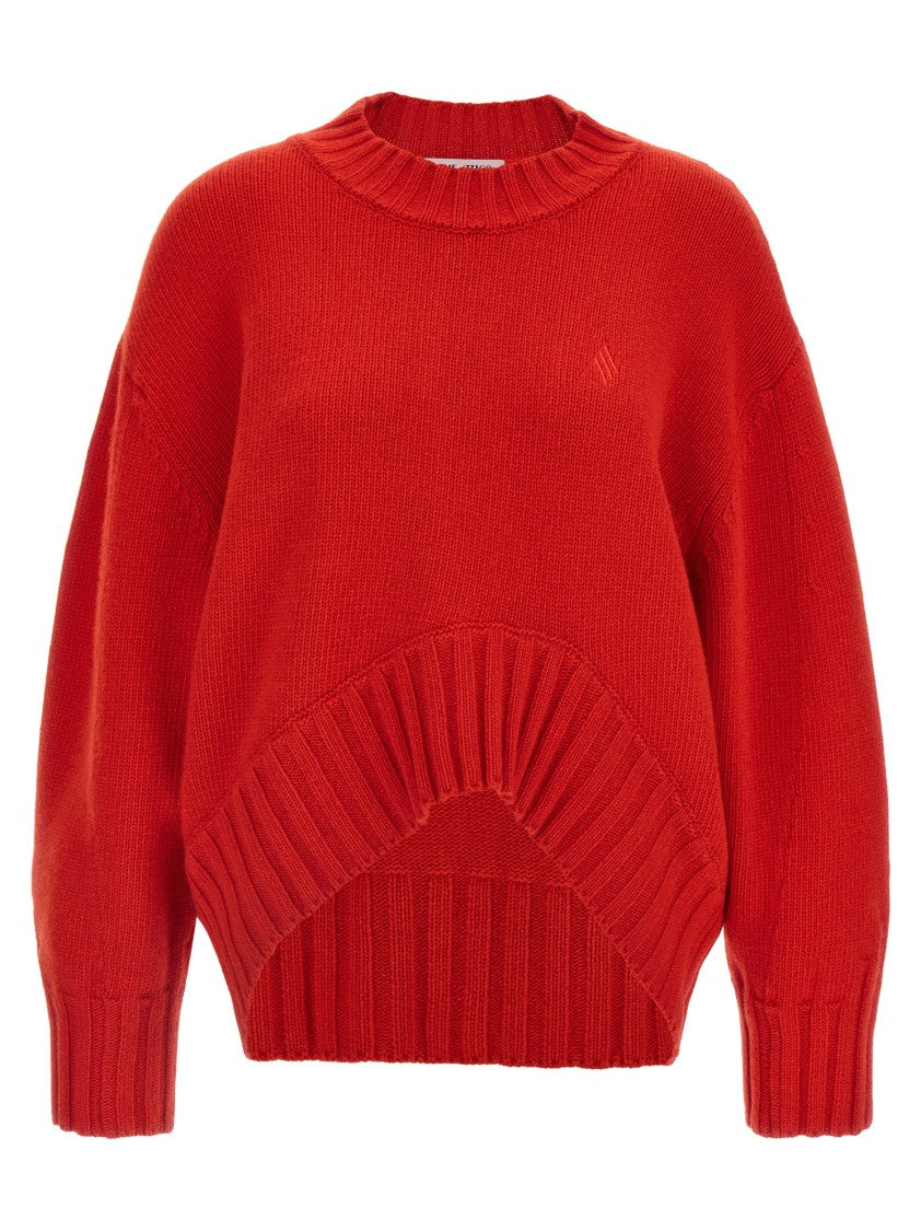 The Attico Asymmetrical Hem Sweater