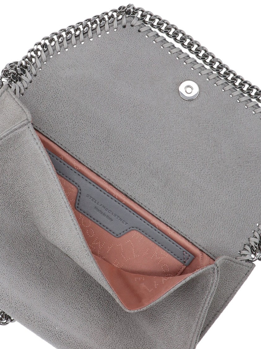 Stella Mccartney Structured Grey Bag With Modern Design