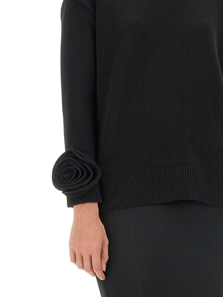 Valentino Regular Fit Wool Jersey Sweater