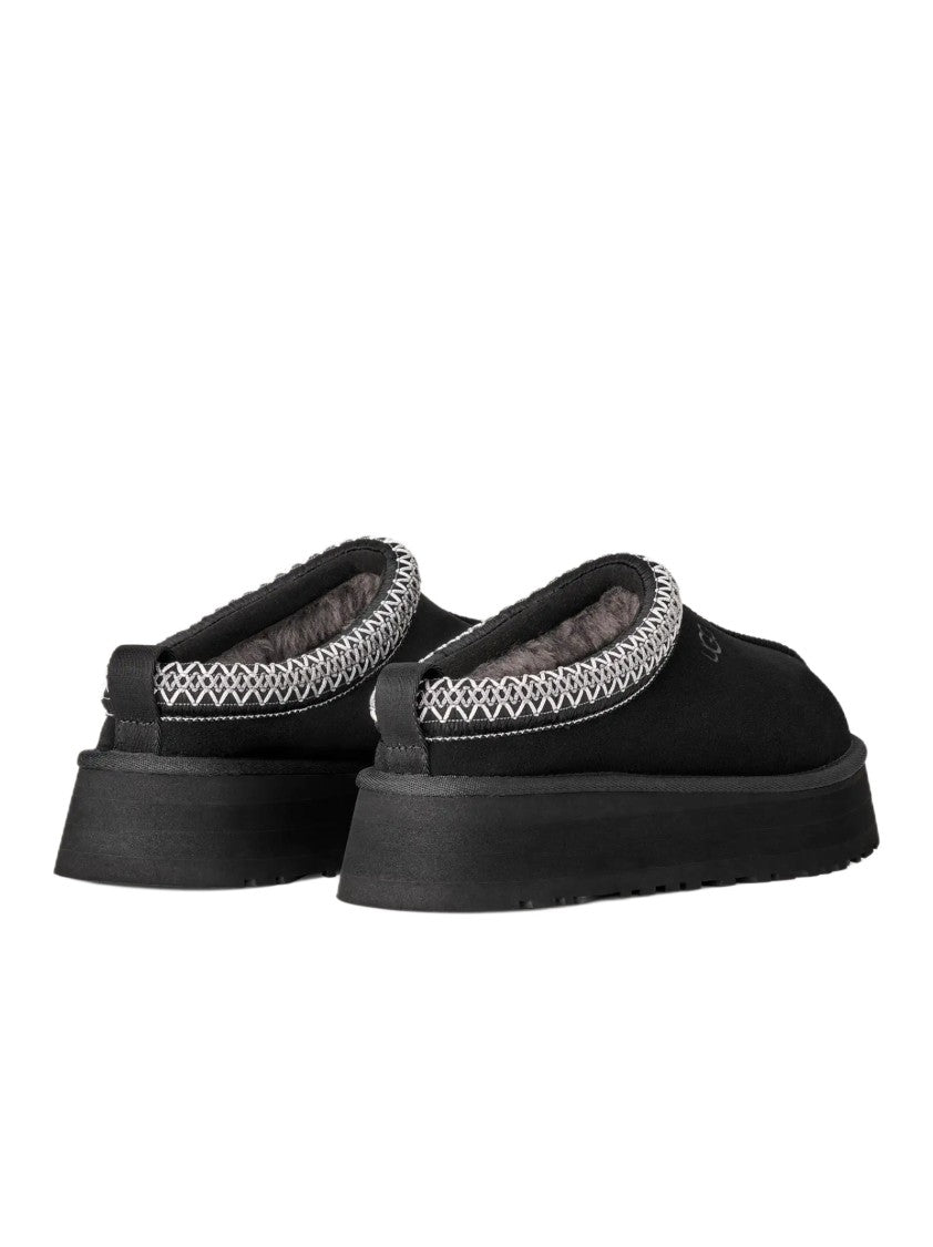 Ugg Black Tazz Platform Slip-On Shoes