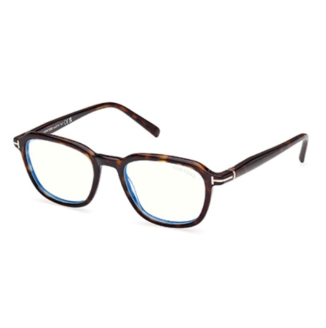 Tom Ford Ft5980-B Rectangular Tortoiseshell Acetate Eyeglasses