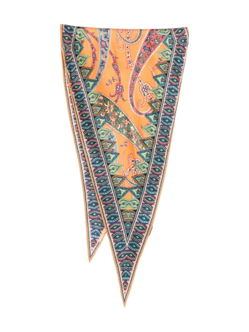 Etro Paisley Pattern Silk Scarf