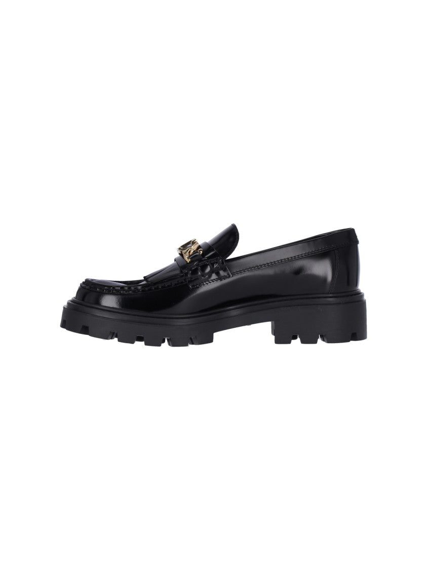 Tod's Fringed' Moccasins – Black