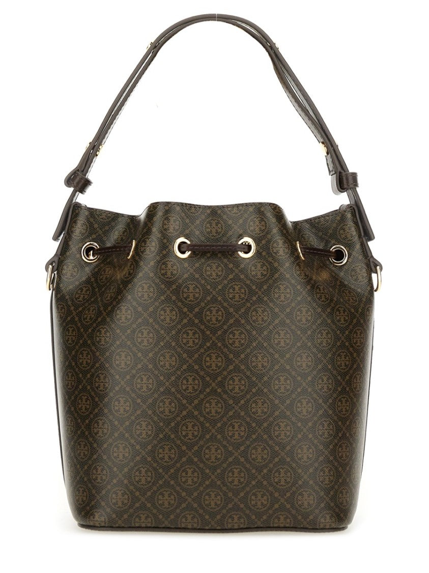 Tory Burch Monogram T Bucket Bag