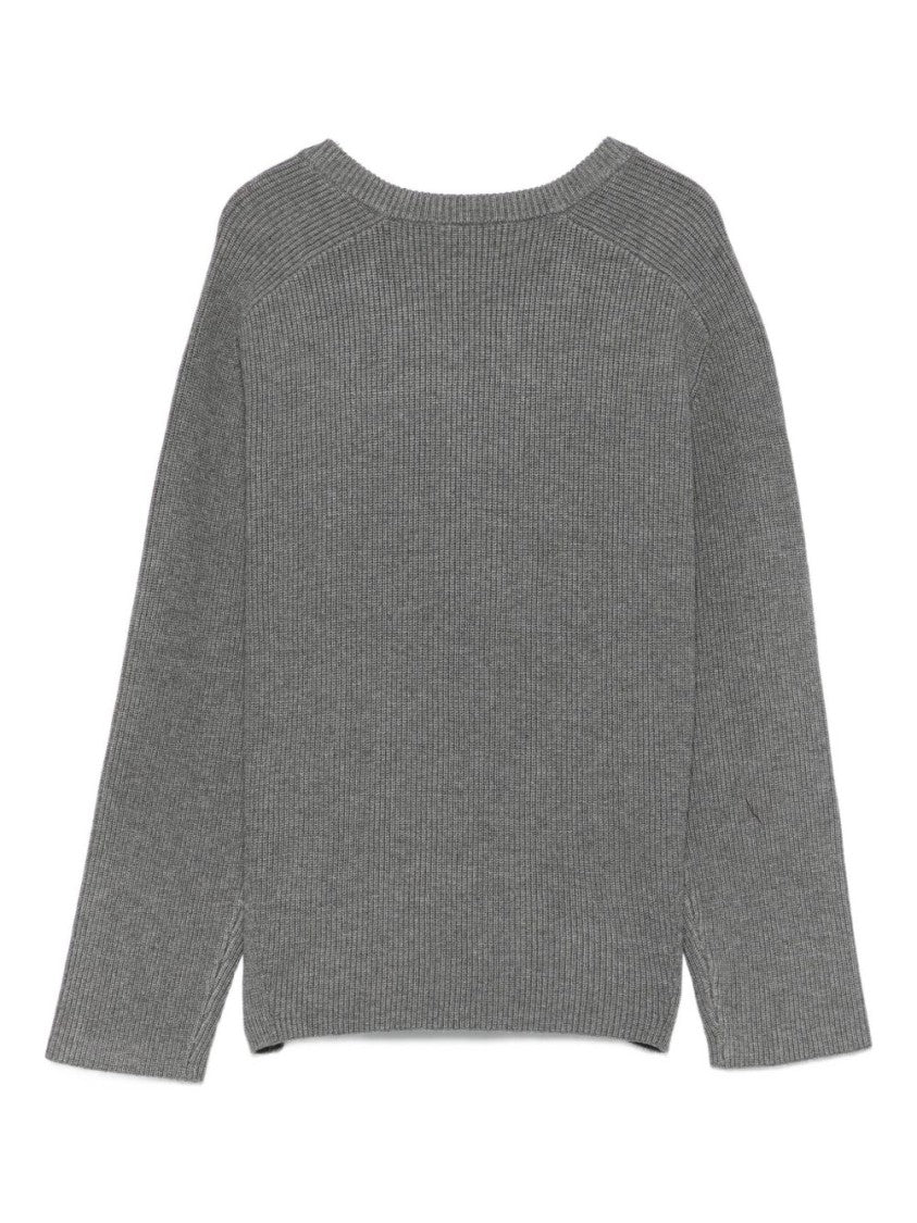 Liu Jo Ribbed Knit Sweater With Button Detailing