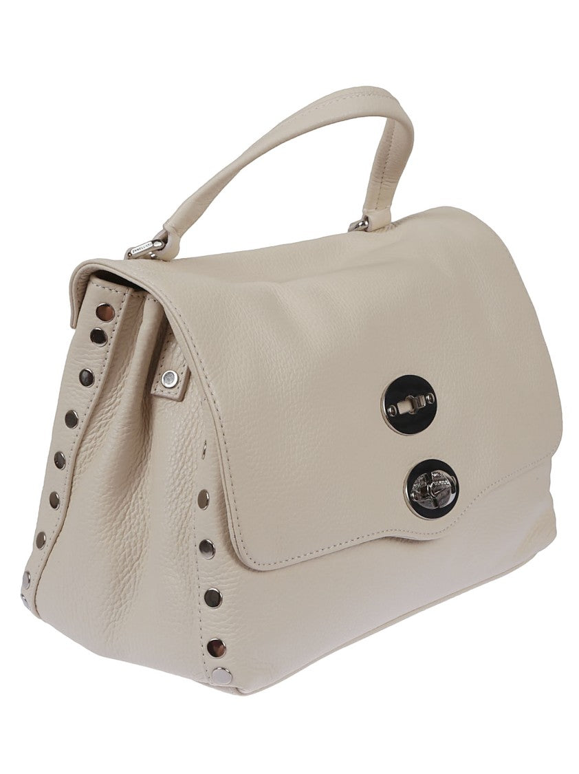 Zanellato Textured Leather Handbag With Structured Silhouette