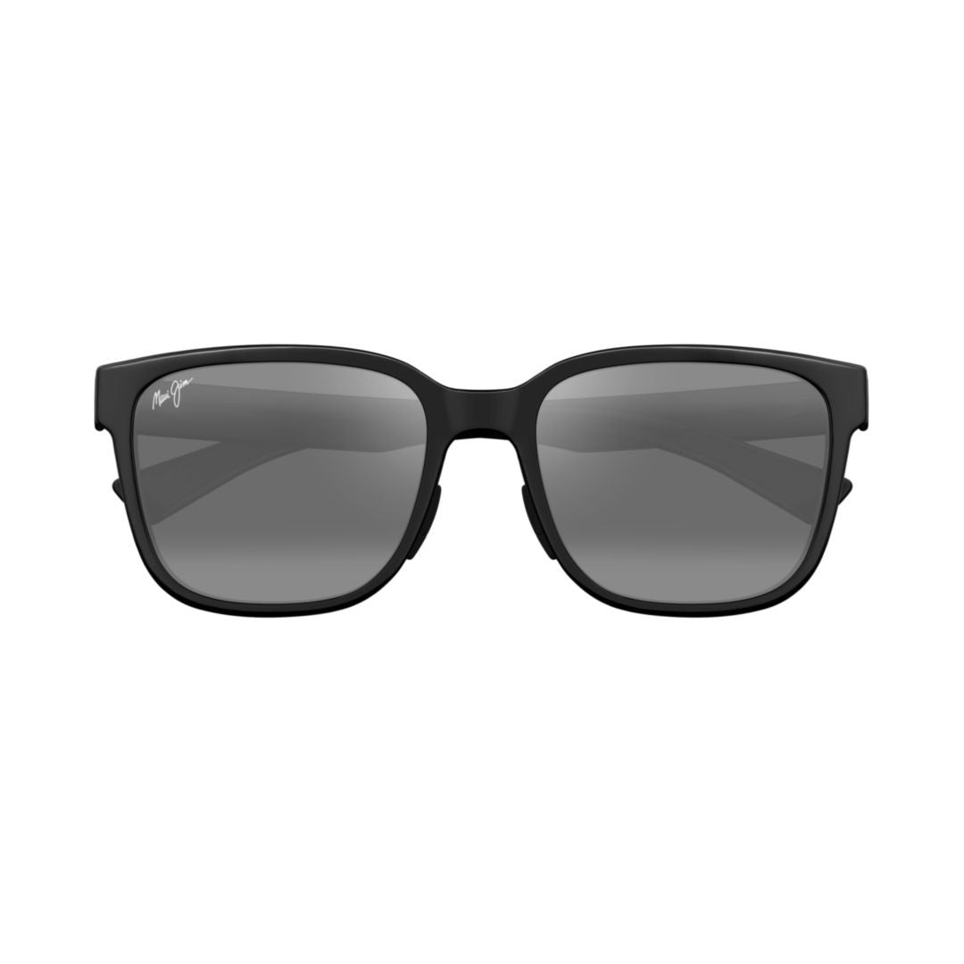 Maui Jim Paulele Af Rectangular Frame Sunglasses With Gradient Grey Lenses