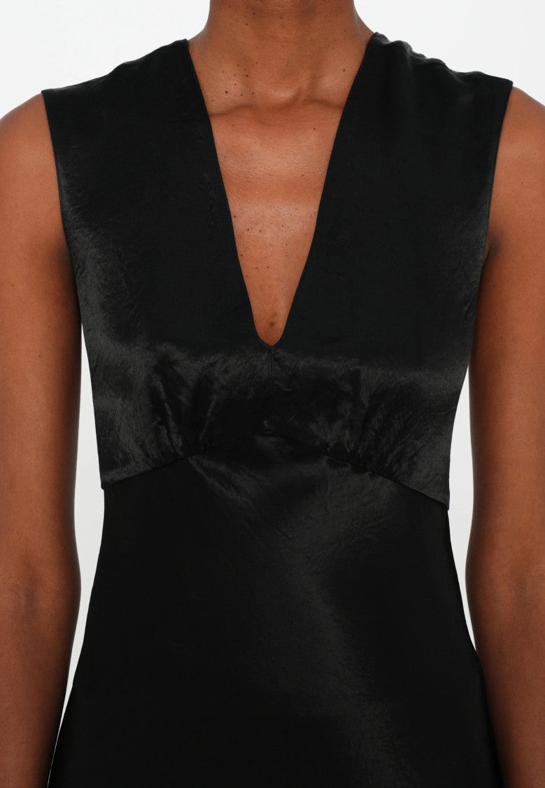 Max Mara Sleek Black Midi Dress