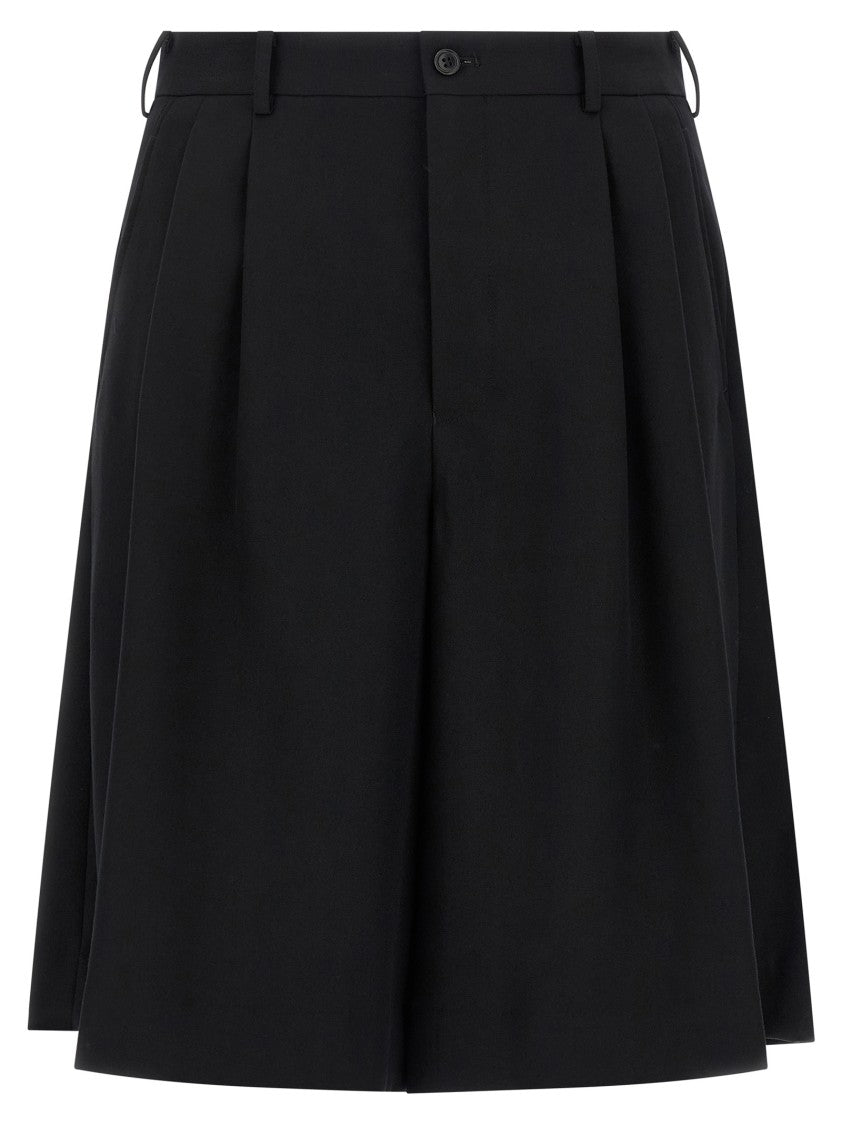 Comme Des Garçons Wool Bermuda Shorts